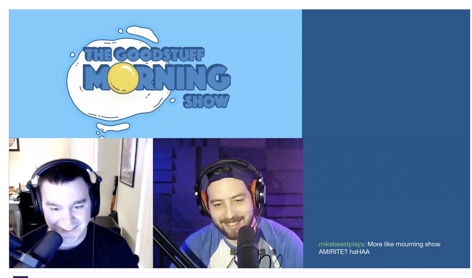 The Morning Show recording on Twitch live